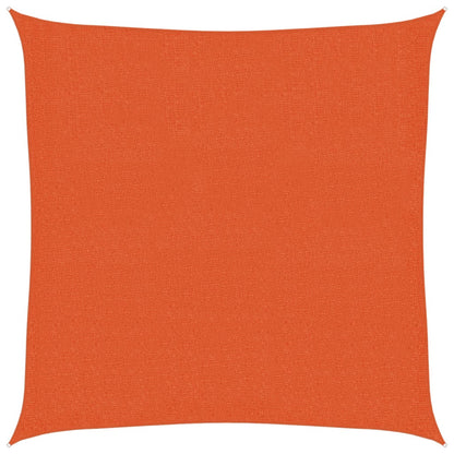 vidaXL Sunshade Sail 160 g/m² Orange 2.5x2.5 m HDPE