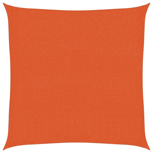 vidaXL Sunshade Sail 160 g/m² Orange 3x3 m HDPE