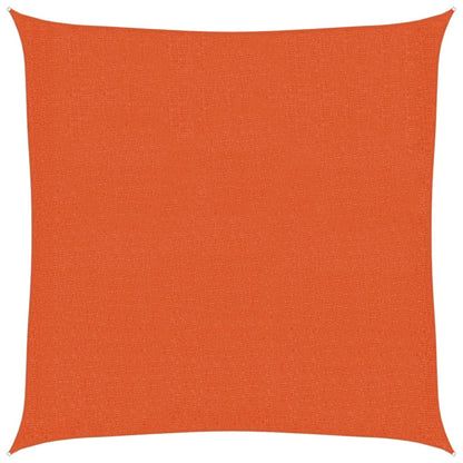 vidaXL Sunshade Sail 160 g/m² Orange 3.6x3.6 m HDPE