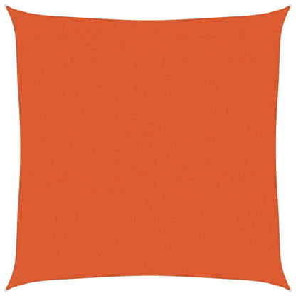 vidaXL Sunshade Sail 160 g/m² Square Orange 4x4 m HDPE