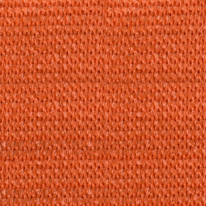 vidaXL Sunshade Sail 160 g/m² Square Orange 7x7 m HDPE