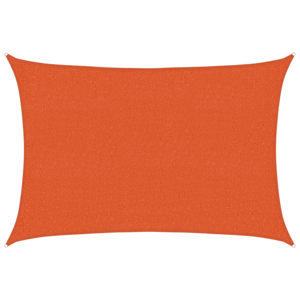 vidaXL Sunshade Sail 160 g/m² Orange 2x2.5 m HDPE