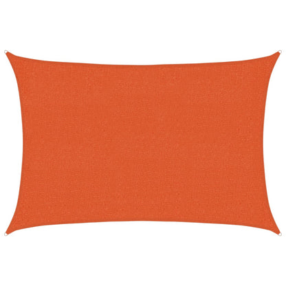 vidaXL Sunshade Sail 160 g/m² Orange 2x2.5 m HDPE