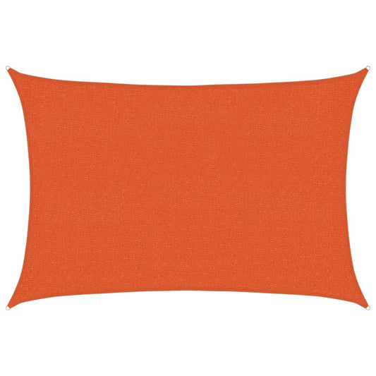 vidaXL Sunshade Sail 160 g/m² Orange 2x2.5 m HDPE