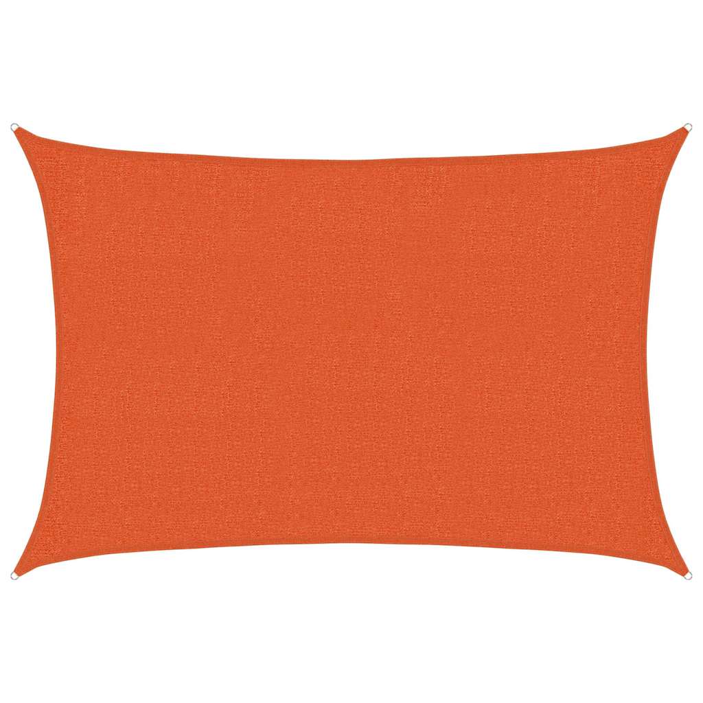311666 vidaXL Sunshade Sail 160 g/m² Orange 2x2,5 m HDPE