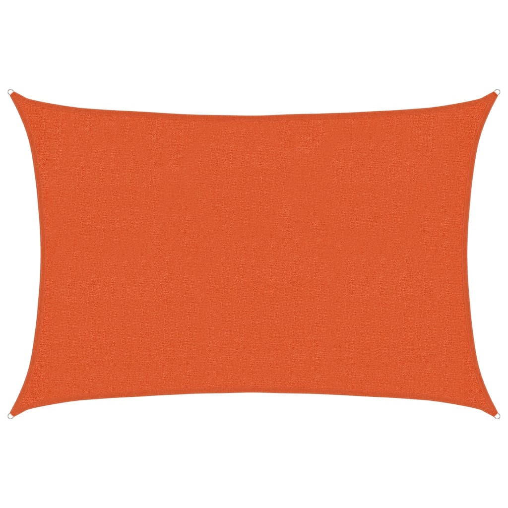 vidaXL Sunshade Sail 160 g/m² Orange 2x3 m HDPE
