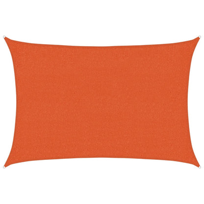 vidaXL Sunshade Sail 160 g/m² Orange 2x3 m HDPE