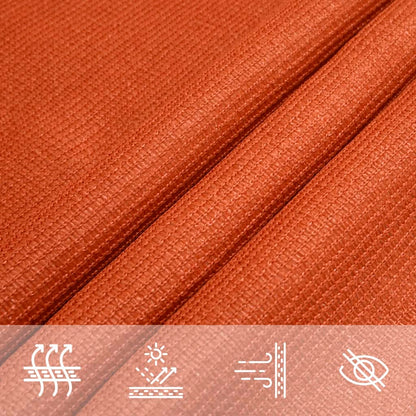 vidaXL Sunshade Sail 160 g/m² Orange 2x3 m HDPE