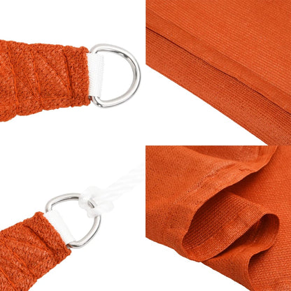vidaXL Sunshade Sail 160 g/m² Orange 2x4 m HDPE