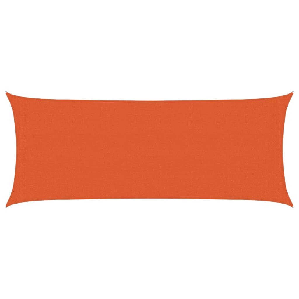vidaXL Sunshade Sail 160 g/m² Orange 2x4.5 m HDPE