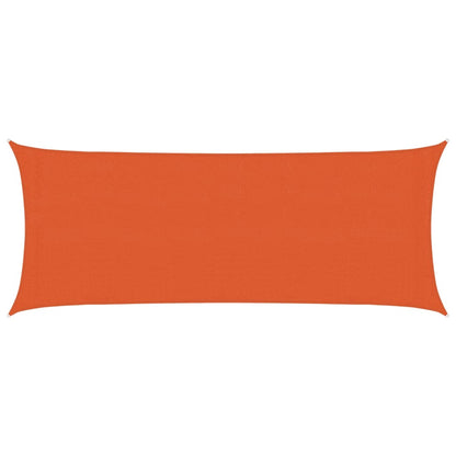 vidaXL Sunshade Sail 160 g/m² Orange 2x5 m HDPE