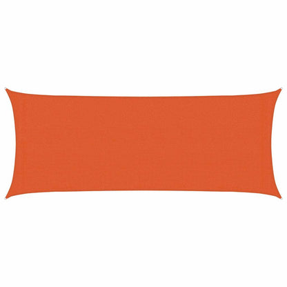 vidaXL Sunshade Sail 160 g/m² Orange 2x5 m HDPE