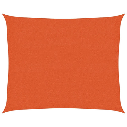 vidaXL Sunshade Sail 160 g/m² Orange 2.5x3 m HDPE