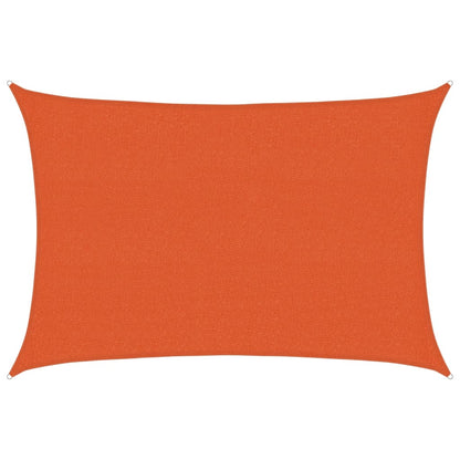 vidaXL Sunshade Sail 160 g/m² Orange 2.5x3.5 m HDPE