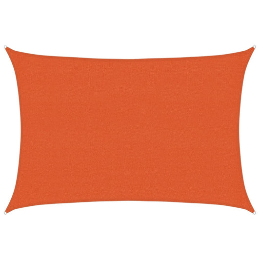 vidaXL Sunshade Sail 160 g/m² Orange 2.5x4 m HDPE
