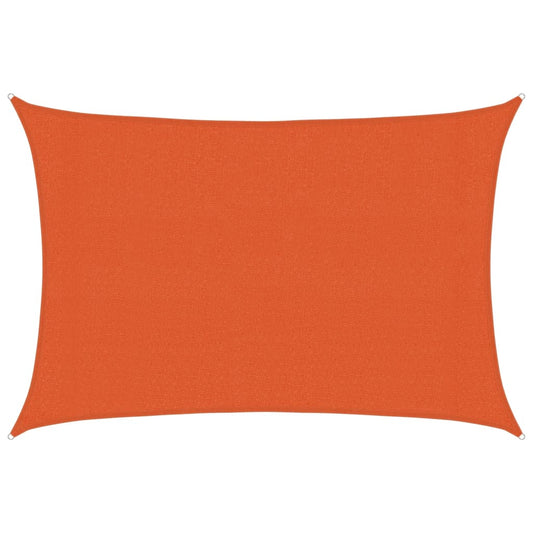 vidaXL Sunshade Sail 160 g/m² Orange 3x4 m HDPE