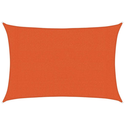 vidaXL Sunshade Sail 160 g/m² Rectangular Orange 3x4.5 m HDPE