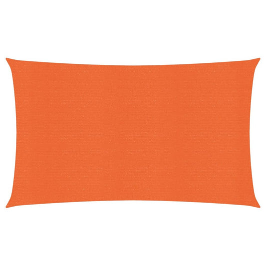 vidaXL Sunshade Sail 160 g/m² Rectangular Orange 4x7 m HDPE