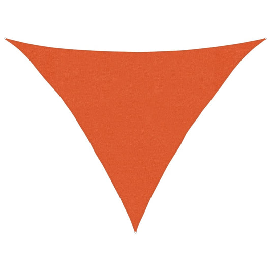 vidaXL Sunshade Sail 160 g/m² Orange 3x3x4.2 m HDPE