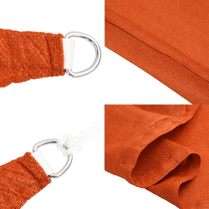 vidaXL Sunshade Sail 160 g/m² Orange 3x3x4.2 m HDPE