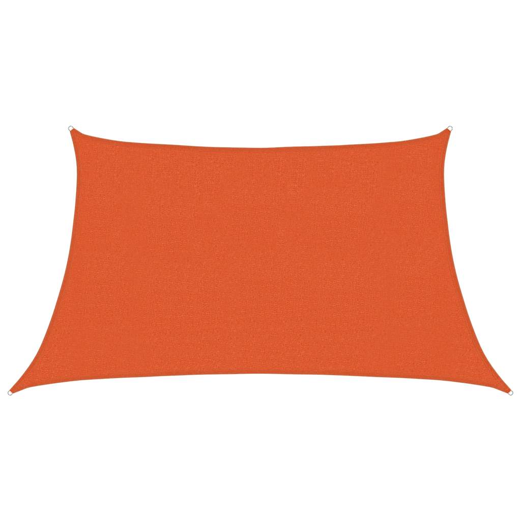 vidaXL Sunshade Sail 160 g/m² Trapezium Orange 3/4x2 m HDPE