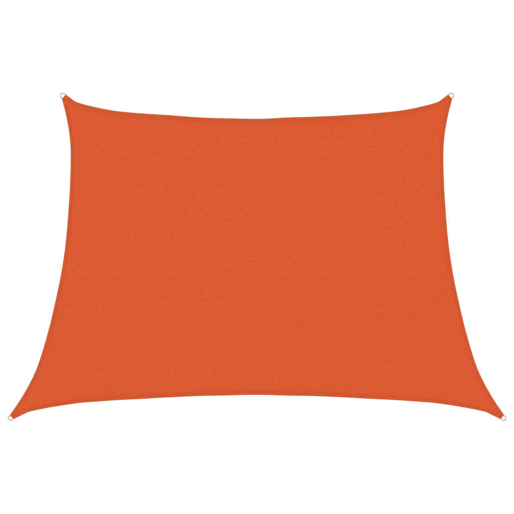 vidaXL Sunshade Sail 160 g/m² Trapezium Orange 4/5x3 m HDPE