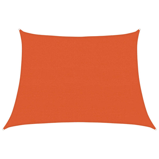 vidaXL Sunshade Sail 160 g/m² Trapezium Orange 4/5x3 m HDPE