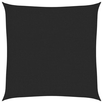vidaXL Sunshade Sail 160 g/m² Black 2x2 m HDPE