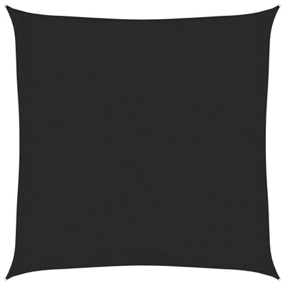vidaXL Sunshade Sail 160 g/m² Black 3x3 m HDPE