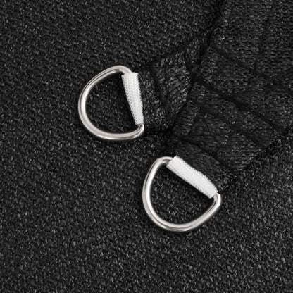 vidaXL Sunshade Sail 160 g/m² Black 3x3 m HDPE