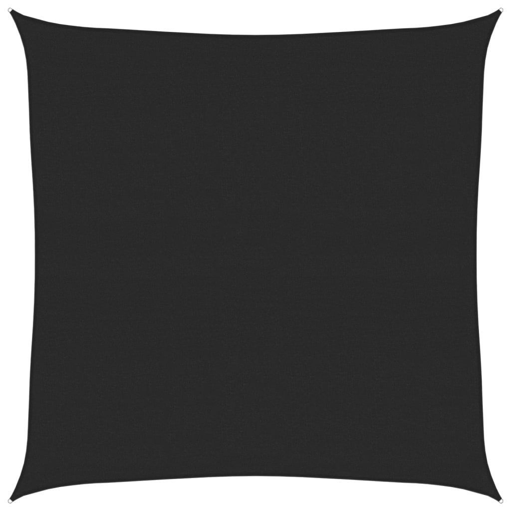 vidaXL Sunshade Sail 160 g/m² Black 4x4 m HDPE