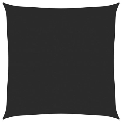 vidaXL Sunshade Sail 160 g/m² Black 4x4 m HDPE