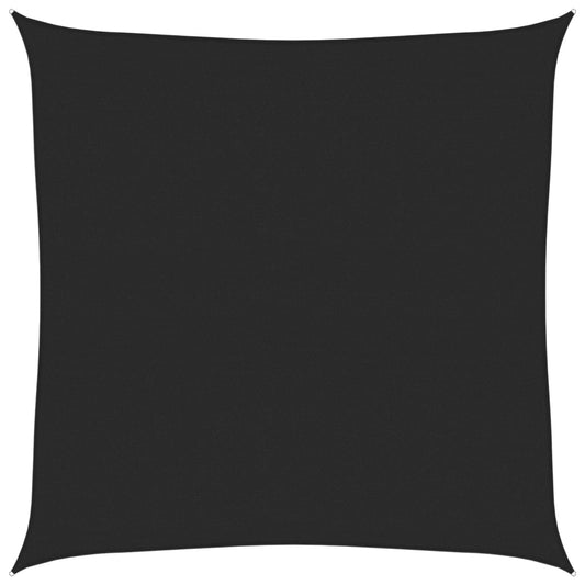 vidaXL Sunshade Sail 160 g/m² Black 4x4 m HDPE