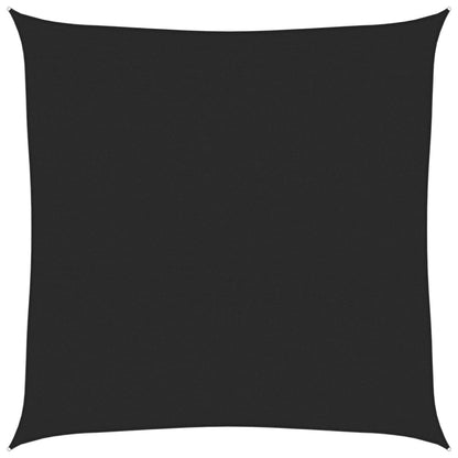 vidaXL Sunshade Sail 160 g/m² Black 7x7 m HDPE