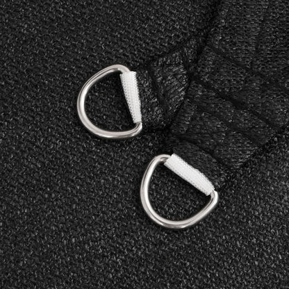 vidaXL Sunshade Sail 160 g/m² Black 4x7 m HDPE