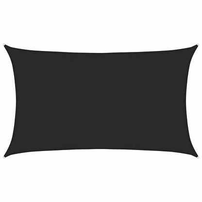 vidaXL Sunshade Sail 160 g/m² Black 5x8 m HDPE