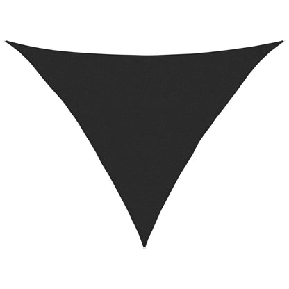 vidaXL Sunshade Sail 160 g/m² Black 2.5x2.5x3.5 m HDPE