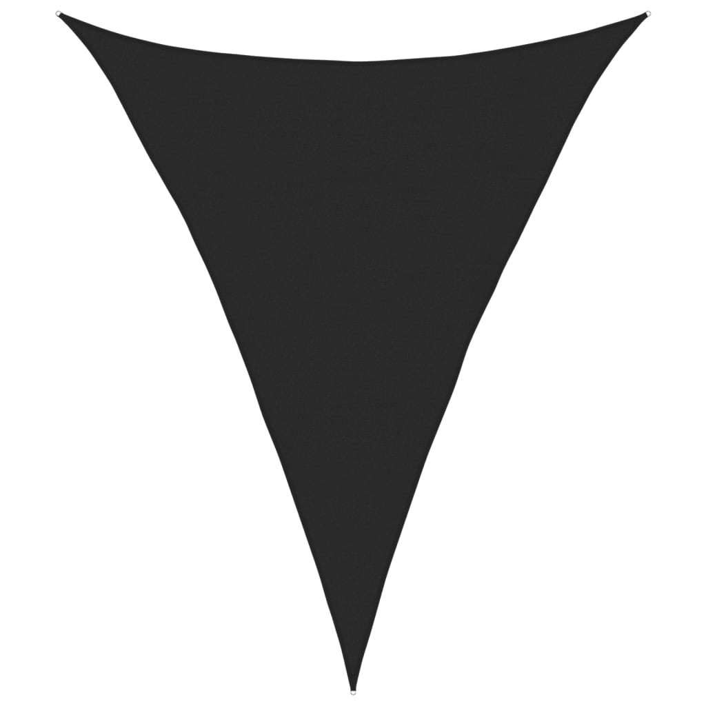 vidaXL Sunshade Sail 160 g/m² Black 4x5x5 m HDPE