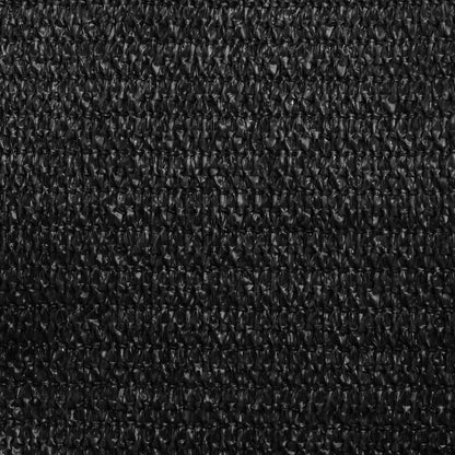 vidaXL Sunshade Sail 160 g/m² Black 4x5x5 m HDPE