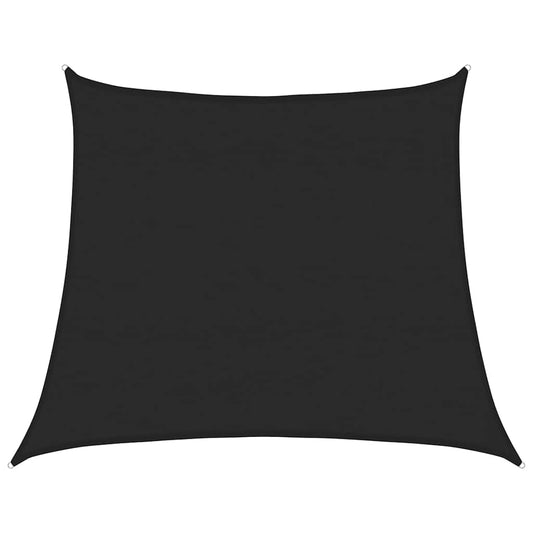 vidaXL Sunshade Sail 160 g/m² Trapezium Black 4/5x4 m HDPE