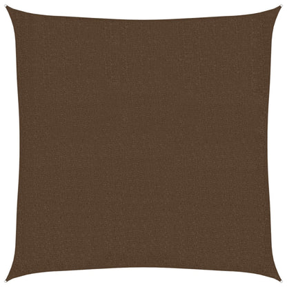 vidaXL Sunshade Sail 160 g/m² Brown 3.6x3.6 m HDPE