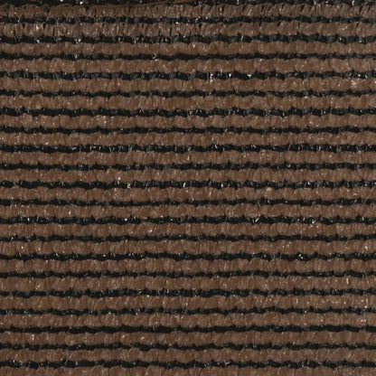 vidaXL Sunshade Sail 160 g/m² Brown 3.6x3.6 m HDPE
