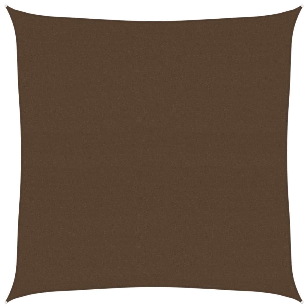 vidaXL Sunshade Sail 160 g/m² Brown 4.5x4.5 m HDPE