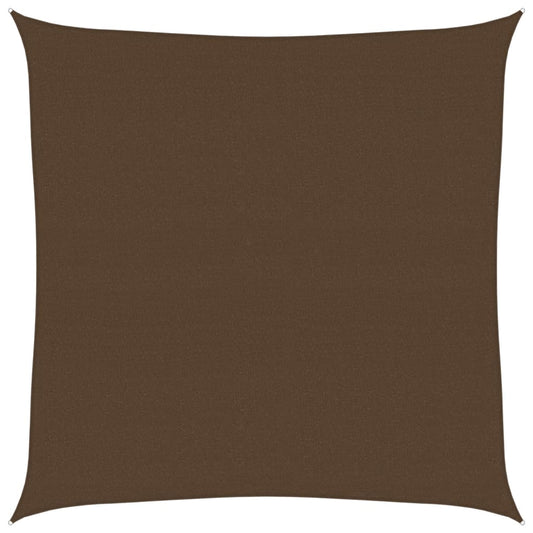 vidaXL Sunshade Sail 160 g/m² Brown 4.5x4.5 m HDPE
