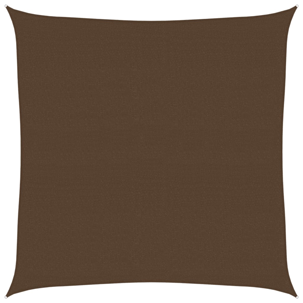 vidaXL Sunshade Sail 160 g/m² Brown 5x5 m HDPE