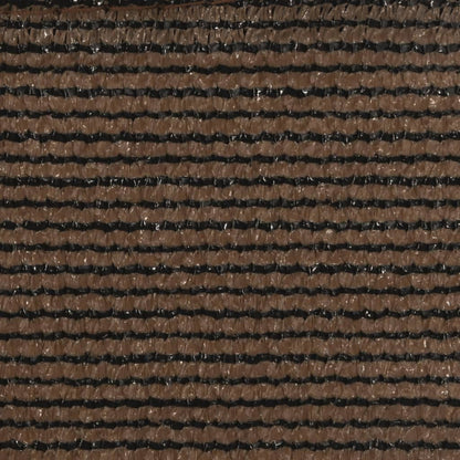 vidaXL Sunshade Sail 160 g/m² Brown 5x5 m HDPE