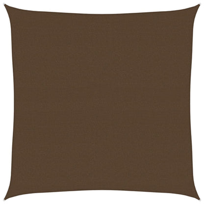 vidaXL Sunshade Sail 160 g/m² Brown 6x6 m HDPE