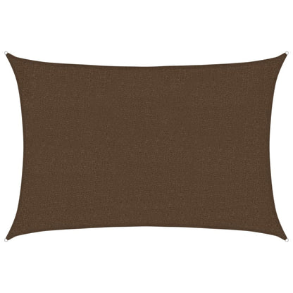 vidaXL Sunshade Sail 160 g/m² Brown 2x2.5 m HDPE