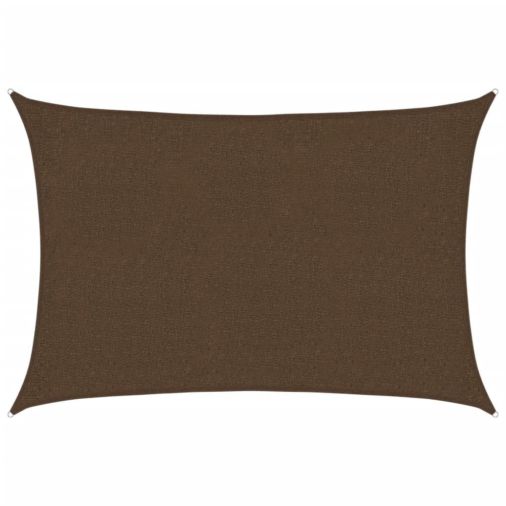 vidaXL Sunshade Sail 160 g/m² Brown 2x3 m HDPE