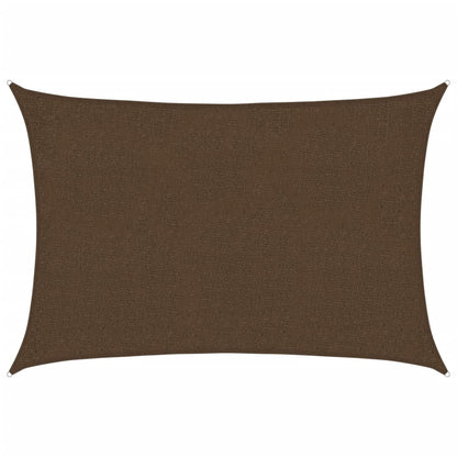 vidaXL Sunshade Sail 160 g/m² Brown 2x3 m HDPE